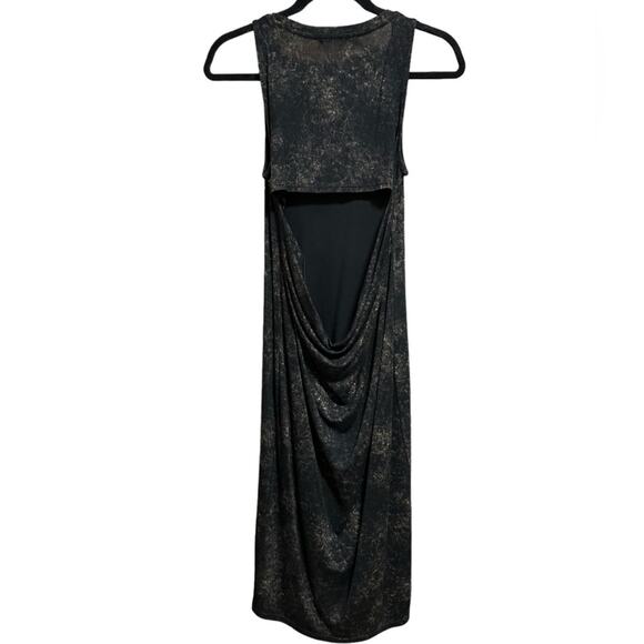 Mod Ref Abstract Pattern Midi Tank Dress with Open Back Detail Size Medium - Picture 3 of 3